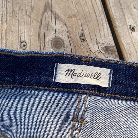 Madewell 9” Mid-Rise Skinny Jean in Orland Wash Dark Navy Blue Size 24 - Picture 5 of 8